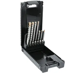 Comparateur de prix : Coffret 7 forets béton SDS Plus 4 taillants - HANGER THOR - 155764