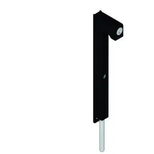 Verrou appl a cles+tige inox laq nr ral9005s pas cher