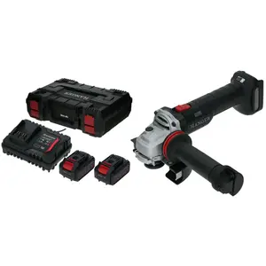 HANGER Meuleuse d'angle 18V GX18-8X5 125mm + 2 batteries 5Ah + chargeu... pas cher