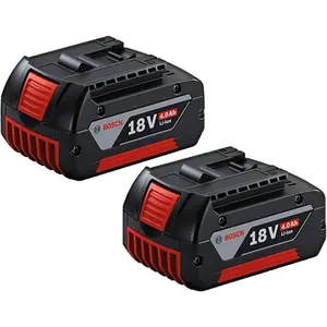 BOSCH Pack 18v 2 batteries 4ah lithium pas cher