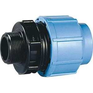 Raccord Mâle en polypropylène pour tubes PE - DN 40 - Filetage 33/42 SFERACO