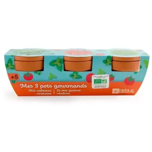 Radis Et Capucine - Trio 3 pots - Plantes gourmandes bio pas cher