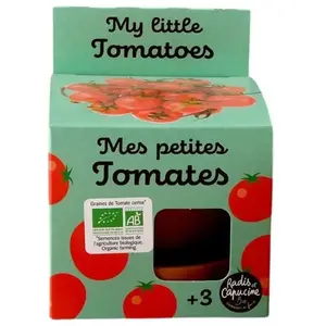 Radis Et Capucine - Kit plantation - Tomates Cerise bio - 8cm
