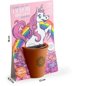 Kit de jardinage enfant - Fleurs en mélange - Licorne | Vilmorin Jardin pas cher