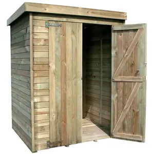 Madeira Armoire de jardin en bois traité marron 156 x 135 x 195 cm pas cher