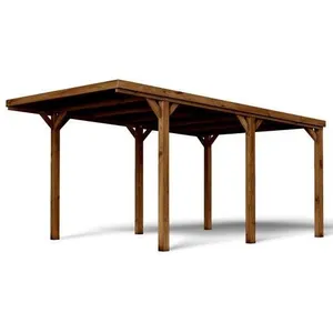 Comparateur de prix : Forest Style - Carport 1 voiture en bois traité 14,8 m² - Victor