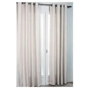 Rocle Centrale brico Rideau tamisant, Whool beige l.140 x H.260 cm pas cher