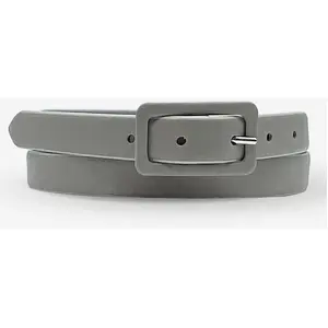Ceinture en Cuir F-11 grise T.90/105 pas cher