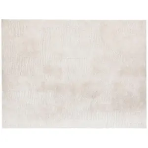 Comparateur de prix : ATMOSPHERA Tapis décoratif Ivoire esprit berbère motif en relief 150 x 200 cm