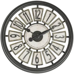 Horloge Davy marron D39cm - Atmosphera createur d'interieur pas cher