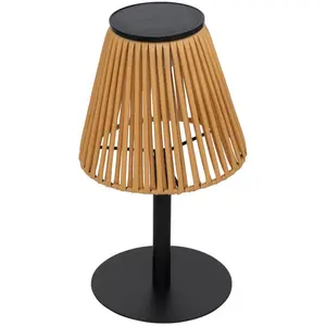 Comparateur de prix : Lampe d extérieur solaire et usb Kessy beige H30cm Atmosphera Créateur...