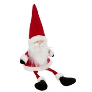 ATMOSPHERA Statuette Père Noël "Assis" 46cm Rouge pas cher