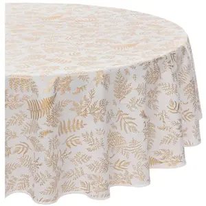 Fééric Lights and Christmas Nappe ronde gld wht pas cher