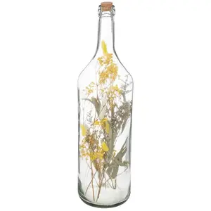 Atmosphera Bouteille fleurs séchées H. 55 Multicouleur pas cher