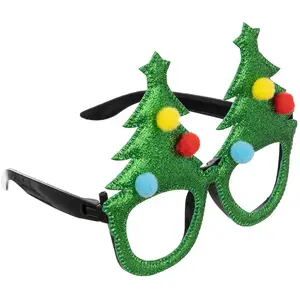 FEERIC LIGHTS & CHRISTMAS Lunettes Sapin de Noël avec pompon - taille standard pour adulte pas cher