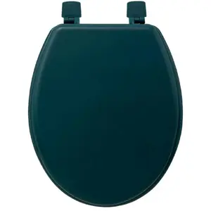 Comparateur de prix : Five - Abattant WC standard en Bois Bleu pétrole