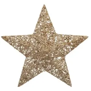 ATMOSPHERA étoile Déco Murale "Perle" 35cm Or pas cher