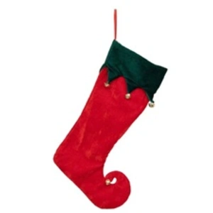 Comparateur de prix : Feeric lights & Christmas Déco de Noël Botte Lutin grand modèle en feutrine avec grelot H 42 cm