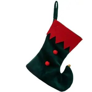 ATMOSPHERA Sujet de Noël "Botte de Lutin" 16cm Vert pas cher