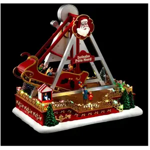 Village attraction bateau 41 led + transfo XMAS pas cher