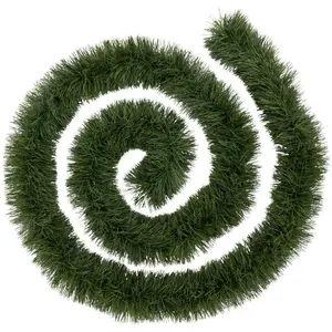 ATMOSPHERA Grande Guirlande de Noël  D 20 cm BOA Verte Sapin Longueur 5 mètres pas cher