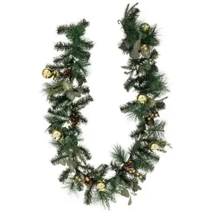 Comparateur de prix : Atmosphera Créateur d'intérieur - Guirlande de Noël Eucalyptus 200cm Vert
