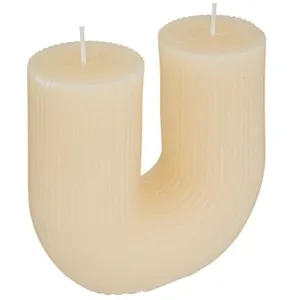 Atmosphera Créateur d'intérieur - Bougie Design Demi 400g Ivoire