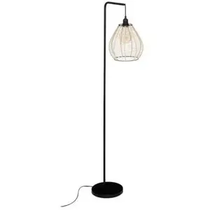Comparateur de prix : Atmosphera Créateur D'intérieur - Lampadaire arc Delia en métal H149,5cm