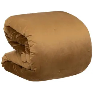 Atmosphera - Dessus De Lit En Velours Baklo Mordoré 240x260