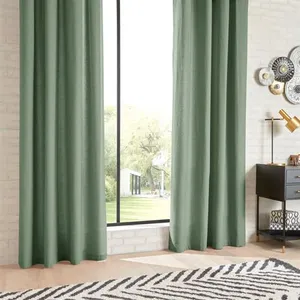 ATMOSPHERA Créateur d'intérieur - Rideau à Oeillets Everly 135x240cm Vert Céladon pas cher