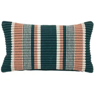 Comparateur de prix : ATMOSPHERA Créateur d'intérieur - Coussin Côtelé Léa 30x50cm Multicolore