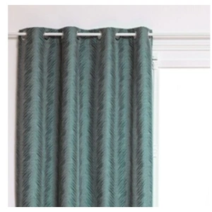 Rideau occultant Dana140x260cm vert Jacquard Atmosphera créateur d'int... pas cher