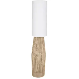 Comparateur de prix : Atmosphera Créateur d'intérieur - Lampadaire Design Aissa 130cm Blanc & Beige