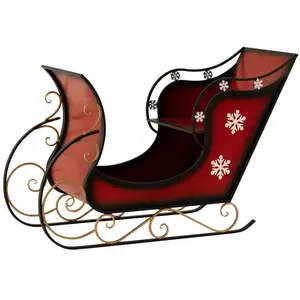 Déco Noël Traineau en métal pour l'extérieur L 143 cm pas cher
