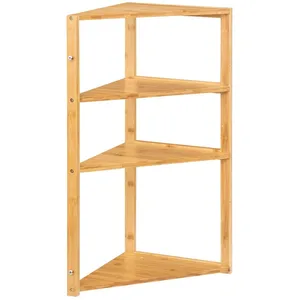 Comparateur de prix : Etagère d'angle bambou 3 niveaux Lab'n Modul 5Five - Bambou