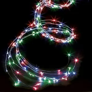 Fééric Lights And Christmas - Guirlande cascade extérieur cuivre 1000 ... pas cher