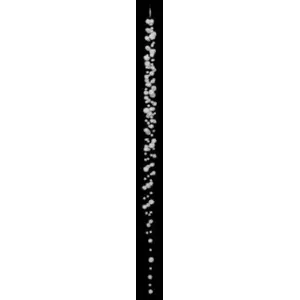 ATMOSPHERA Créateur d'intérieur - Guirlande de Noël Cascade Boules 150cm BlancVendu parcarrefour