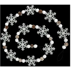 Guirlande de Noël Flocons avec déco l 180 cm - Feeric ChristmasVendu parcarrefour