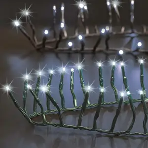 Fééric Lights And Christmas - Boa lumineux extérieur 10m 500 led blanc...Vendu parcarrefour
