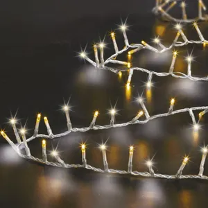 Comparateur de prix : Guirlande Lumineuse Extérieur 50 m 2000 LED Blanc froid & chaud 8 jeux de lumière