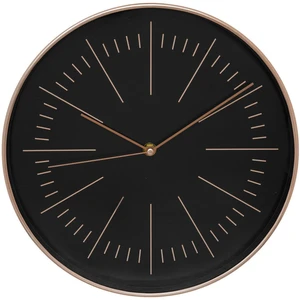 Comparateur de prix : Atmosphera Créateur d'intérieur - Horloge Murale Design Edith 30cm Noir & Cuivre