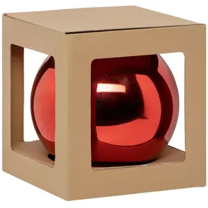 ATMOSPHERA 3S. x Home Boule de Noël Colorama de Noël rouge en plastique recyclé