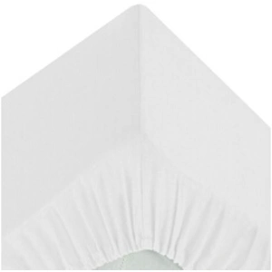 Atmosphera Créateur d'intérieur - Drap Housse 1 Personne Percale 90x190cm Blanc pas cher