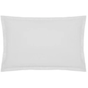 ATMOSPHERA Créateur d'intérieur - Taie d'Oreiller "Percale" 50x70cm Blanc pas cher
