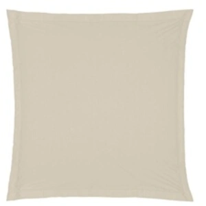 Atmosphera Créateur d'intérieur - Taie d'Oreiller Percale 63x63cm Beige Lin pas cher