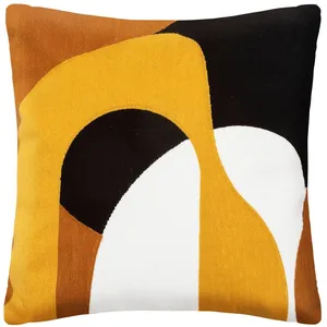 Comparateur de prix : Atmosphera Créateur D'intérieur - Coussin Hary jaune moutarde 45x45cm
