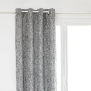 Comparateur de prix : HOMEMAISON Créateur d'intérieur - Rideau Occultant à Oillets Pio 140x260cm Gris