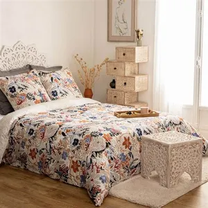 Atmosphera Créateur D'intérieur - Parure de lit Alesio percale 240x220cm pas cher