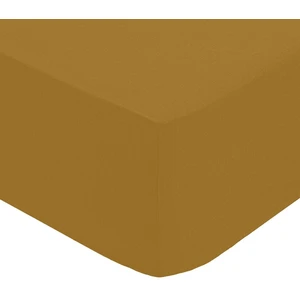 Atmosphera Créateur D'intérieur - Drap-housse percale mordoré 180x200cm pas cher