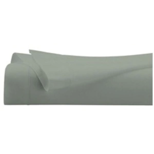 Drap-housse percale vert 180x200cm Atmosphera créateur d'intérieur pas cher